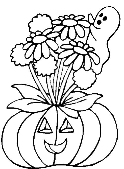 Plansa de colorat cu Halloween 152 60